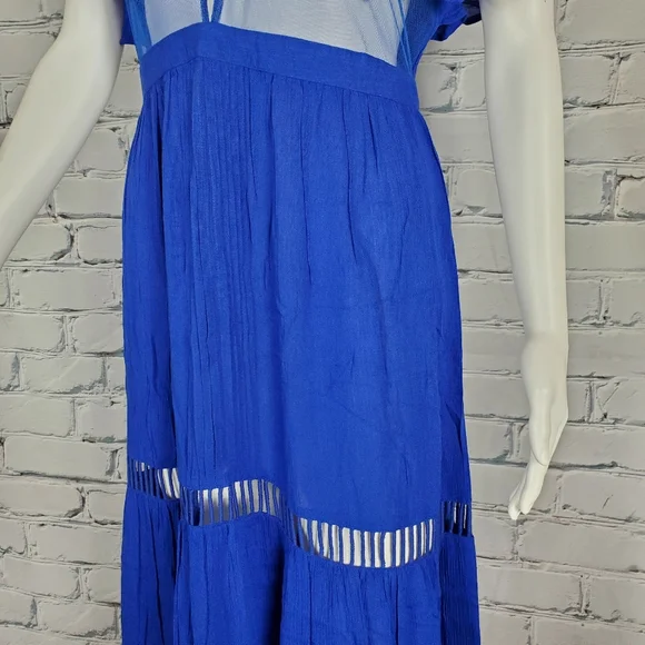 Cleobella Amery Maxi Dress in Blue - Picture 8 of 12